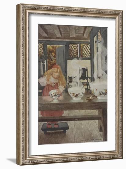 Goldilocks-Jessie Willcox-Smith-Framed Giclee Print