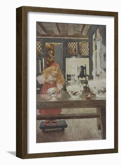 Goldilocks-Jessie Willcox-Smith-Framed Giclee Print