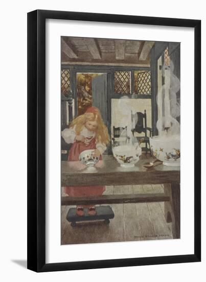 Goldilocks-Jessie Willcox-Smith-Framed Giclee Print