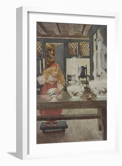 Goldilocks-Jessie Willcox-Smith-Framed Giclee Print