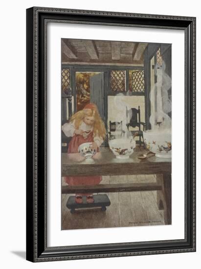 Goldilocks-Jessie Willcox-Smith-Framed Giclee Print