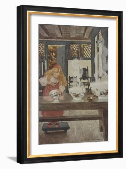 Goldilocks-Jessie Willcox-Smith-Framed Giclee Print