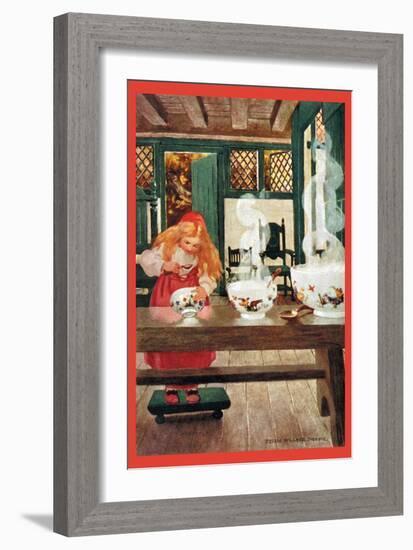 Goldilocks-Jessie Willcox-Smith-Framed Art Print