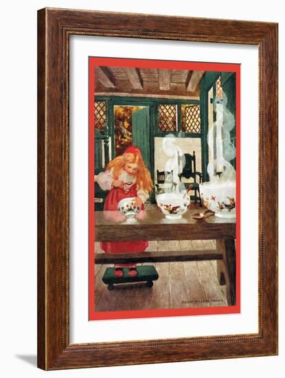 Goldilocks-Jessie Willcox-Smith-Framed Art Print