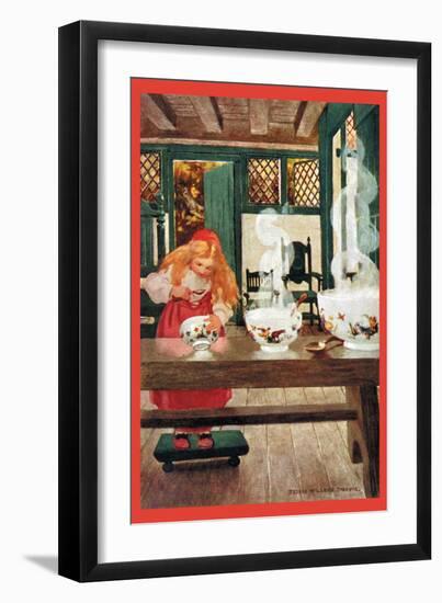 Goldilocks-Jessie Willcox-Smith-Framed Art Print