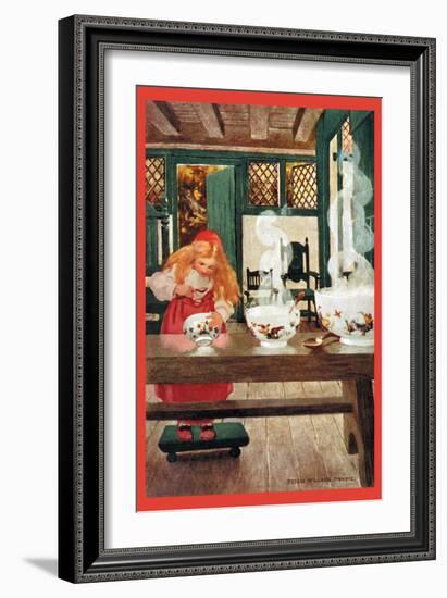 Goldilocks-Jessie Willcox-Smith-Framed Art Print