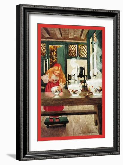 Goldilocks-Jessie Willcox-Smith-Framed Art Print