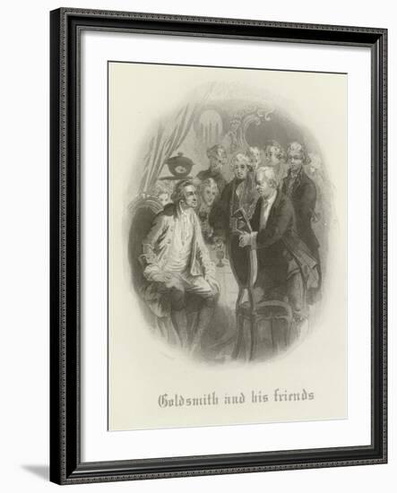 Goldsmith and His Friends-null-Framed Giclee Print