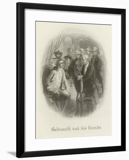 Goldsmith and His Friends-null-Framed Giclee Print