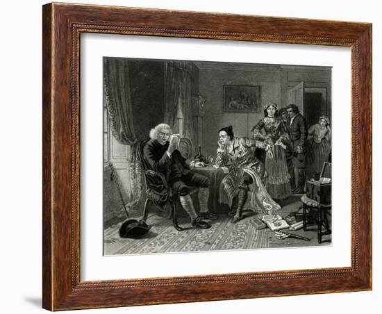 Goldsmith and Johnson-Edward Matthew Ward-Framed Art Print