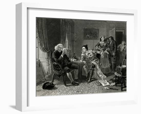 Goldsmith and Johnson-Edward Matthew Ward-Framed Art Print