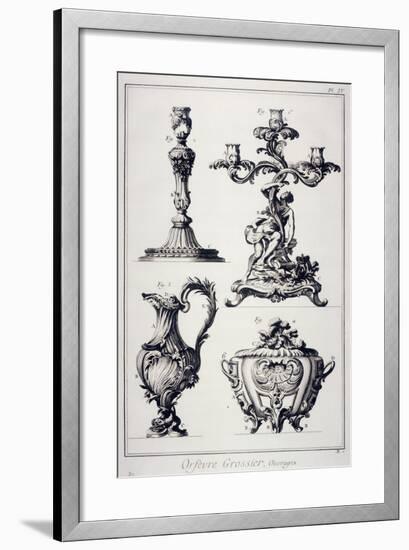 Goldsmith's or Silversmith's Pieces-null-Framed Giclee Print