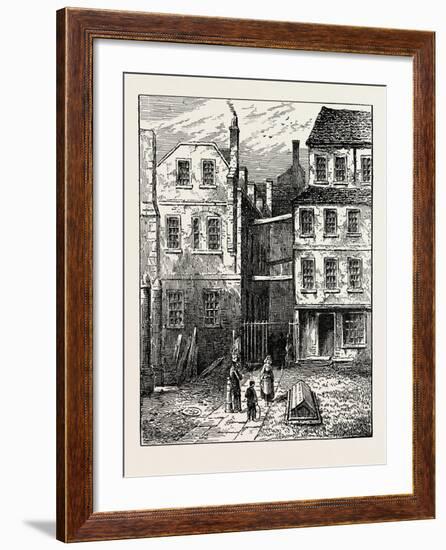 Goldsmith's Tomb in 1860 London-null-Framed Giclee Print