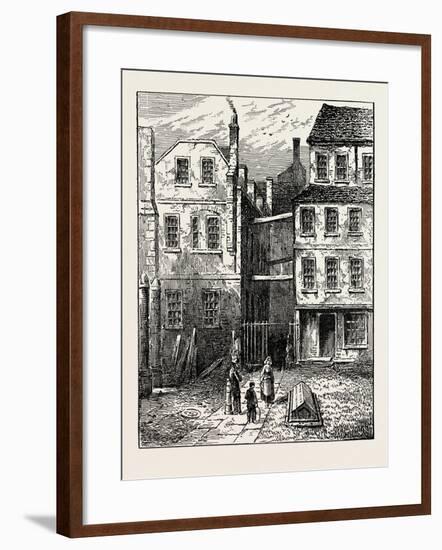 Goldsmith's Tomb in 1860 London-null-Framed Giclee Print