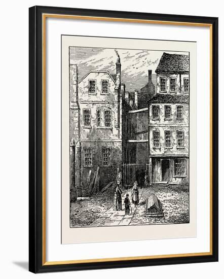 Goldsmith's Tomb in 1860 London-null-Framed Giclee Print