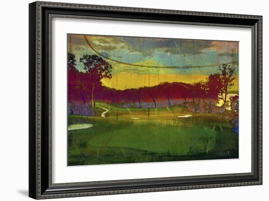 Golf Abstract I-Sisa Jasper-Framed Art Print