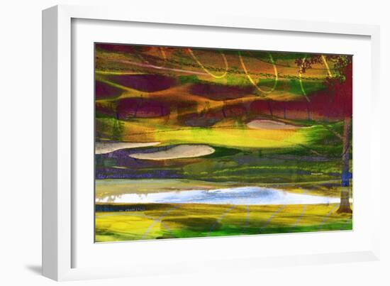 Golf Abstract II-Sisa Jasper-Framed Art Print