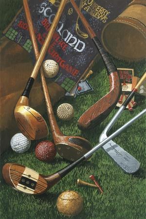Golf Antiques' Giclee Print - William Vanderdasson | Art.com