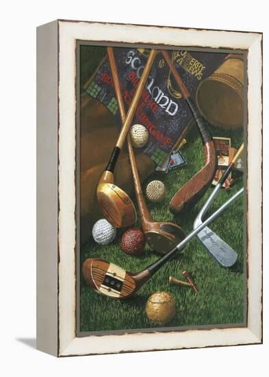 Golf Antiques-William Vanderdasson-Framed Premier Image Canvas