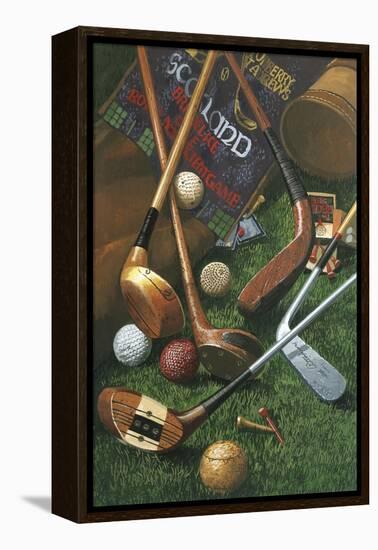 Golf Antiques-William Vanderdasson-Framed Premier Image Canvas