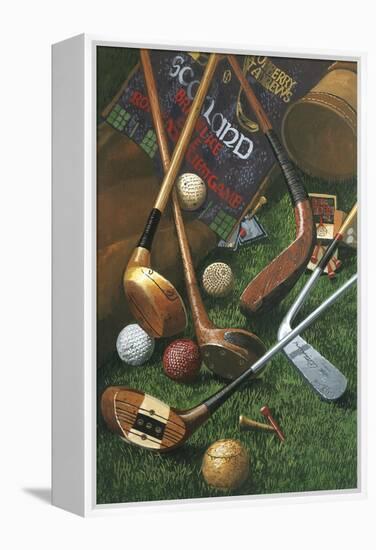 Golf Antiques-William Vanderdasson-Framed Premier Image Canvas