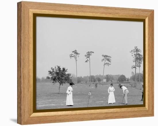 Golf at De Land, Fla.-null-Framed Stretched Canvas