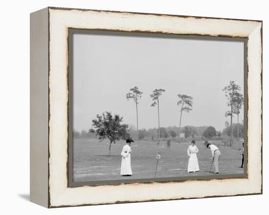 Golf at De Land, Fla.-null-Framed Stretched Canvas