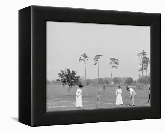 Golf at De Land, Fla.-null-Framed Stretched Canvas