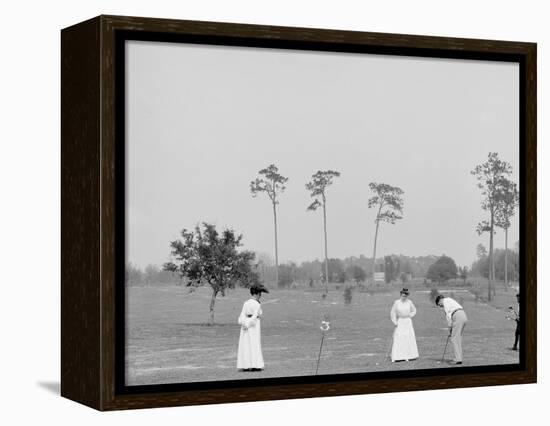 Golf at De Land, Fla.-null-Framed Stretched Canvas