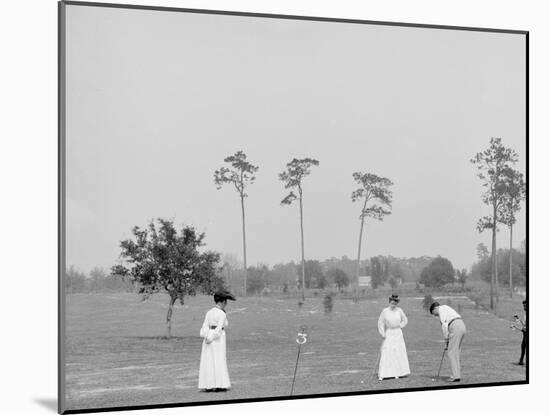 Golf at De Land, Fla.-null-Mounted Photo
