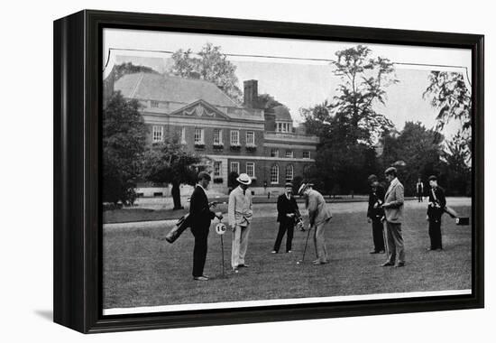 Golf at the Ranelagh Club, London, c1903 (1903)-Unknown-Framed Premier Image Canvas