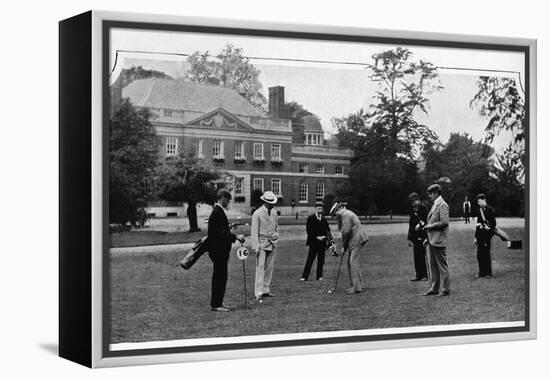 Golf at the Ranelagh Club, London, c1903 (1903)-Unknown-Framed Premier Image Canvas