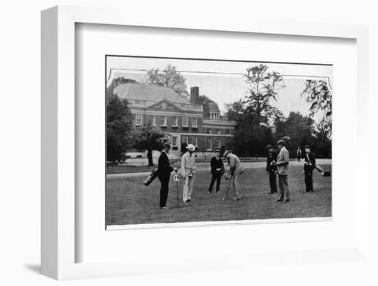 Golf at the Ranelagh Club, London, c1903 (1903)-Unknown-Framed Photographic Print