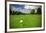 Golf Ball on Tee in a Beautiful Golf Club-Patryk Kosmider-Framed Premium Photographic Print