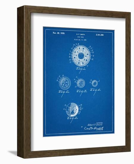 Golf Ball Patent-null-Framed Art Print