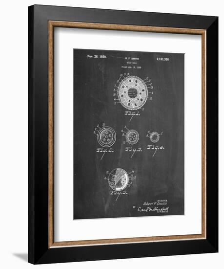 Golf Ball Patent-null-Framed Art Print