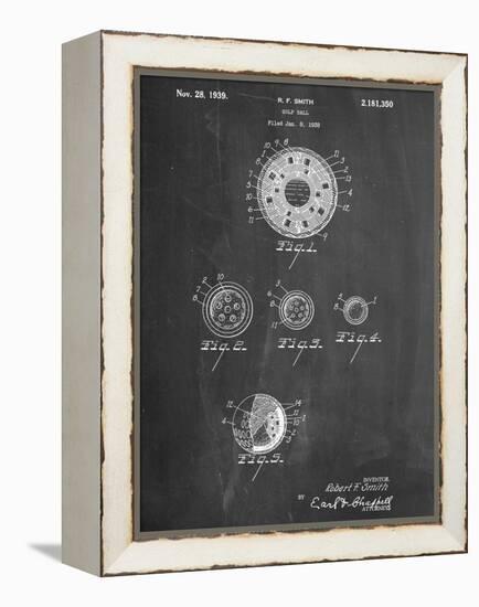 Golf Ball Patent-null-Framed Stretched Canvas