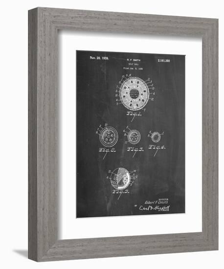 Golf Ball Patent-null-Framed Premium Giclee Print