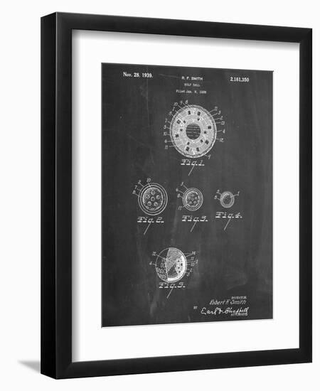 Golf Ball Patent-null-Framed Premium Giclee Print