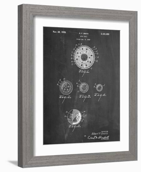 Golf Ball Patent-null-Framed Art Print