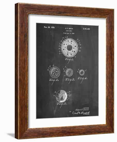 Golf Ball Patent-null-Framed Art Print