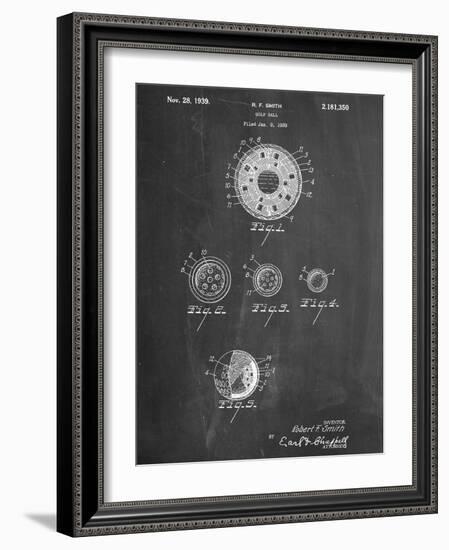 Golf Ball Patent-null-Framed Art Print