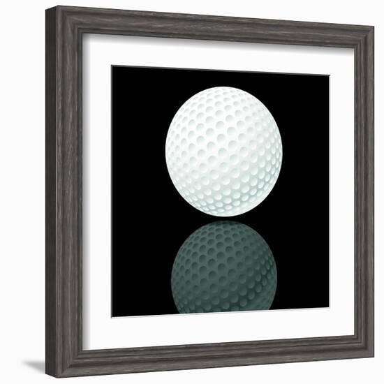 Golf Ball-Coline-Framed Art Print