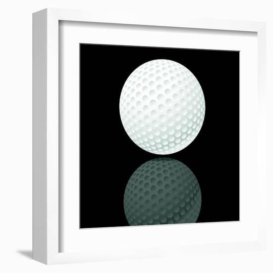 Golf Ball-Coline-Framed Art Print