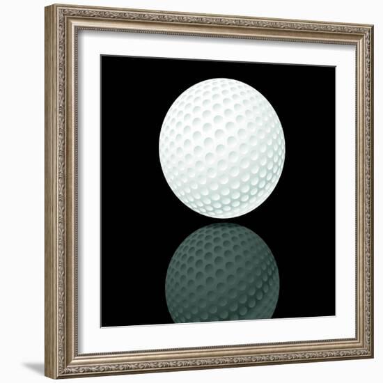 Golf Ball-Coline-Framed Art Print