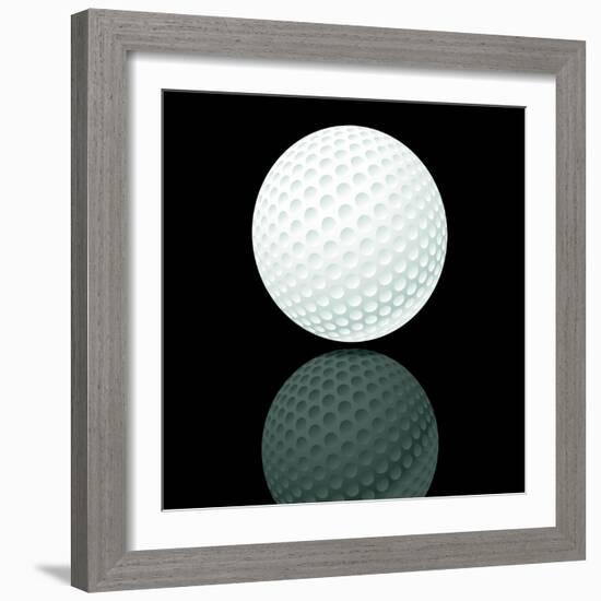 Golf Ball-Coline-Framed Art Print