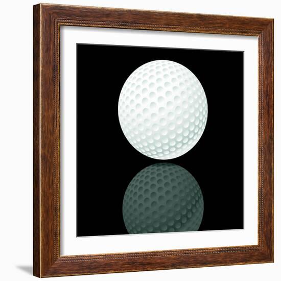 Golf Ball-Coline-Framed Art Print