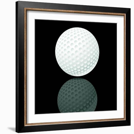 Golf Ball-Coline-Framed Art Print