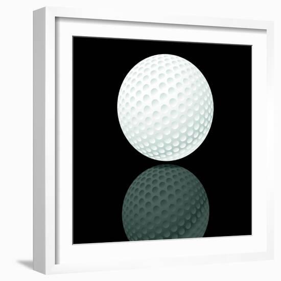 Golf Ball-Coline-Framed Art Print