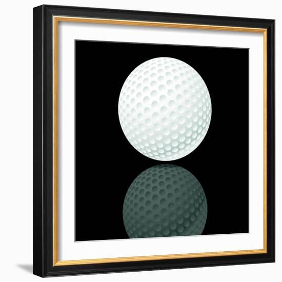 Golf Ball-Coline-Framed Art Print